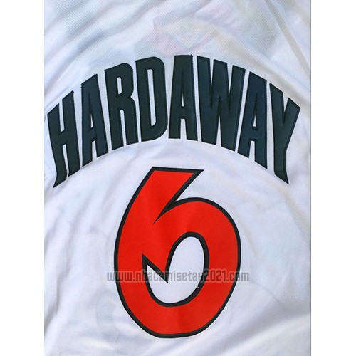 Camiseta USA 1996 Anfernee Hardaway #6 Blanco